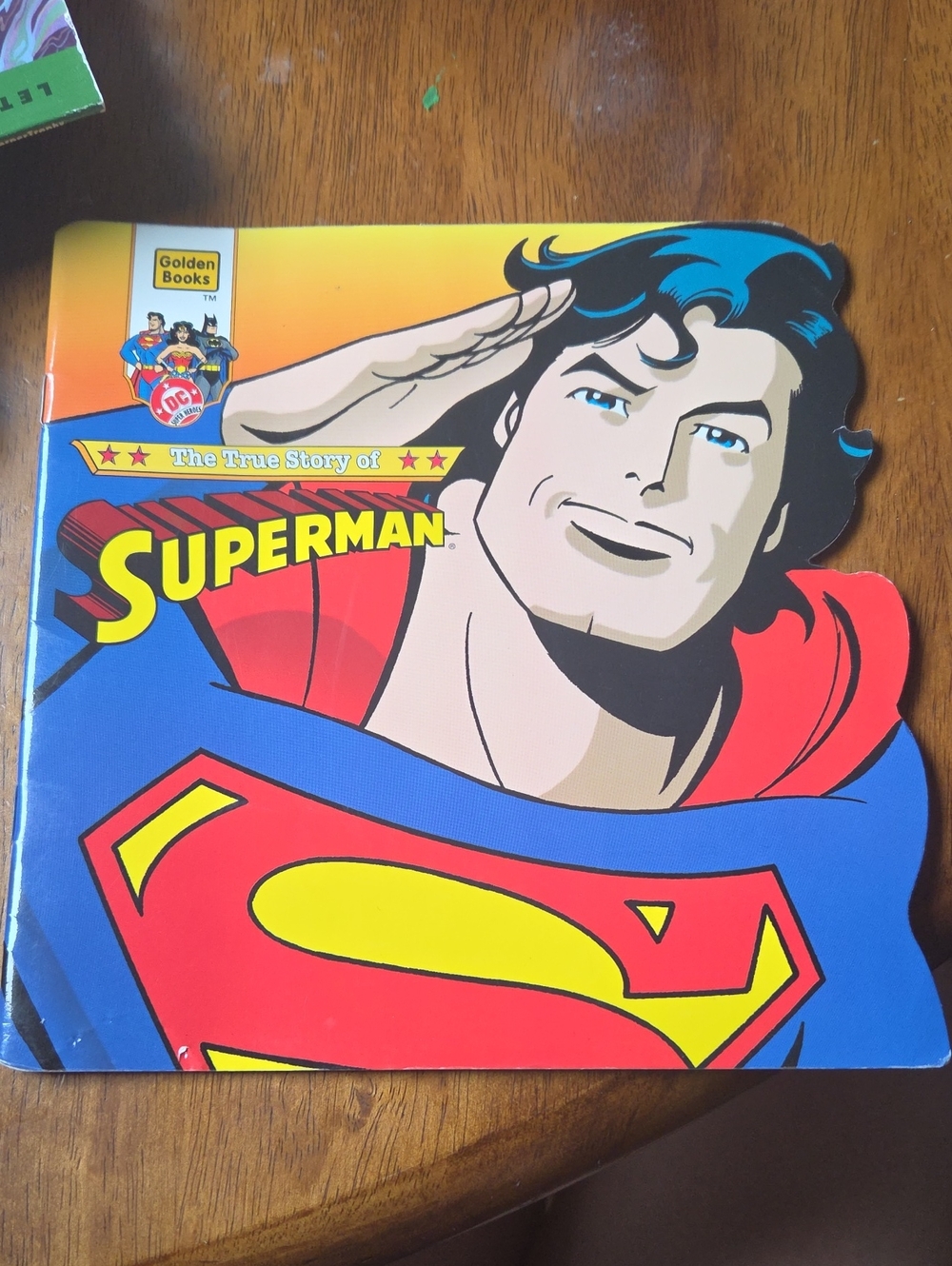 Superman Kids Party Book - Red, Blue, Yellow